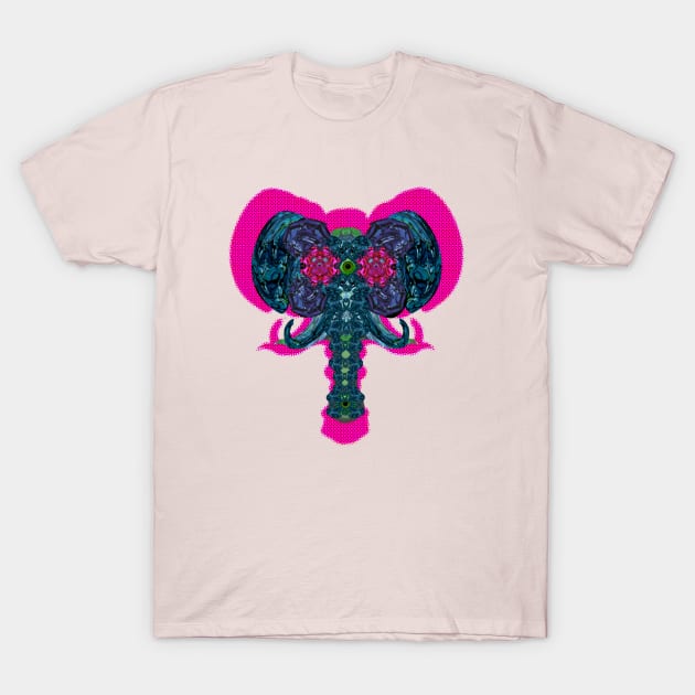 Pinkish Elephant T-Shirt by Zenferren